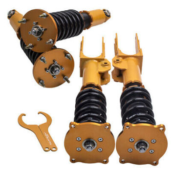 Coilovers Kit compatible for Porsche Cayenne 2002-2010 Adj. Height Coil ShocksStruts lowering kit